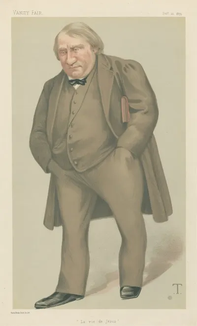 Vanity Fair Literary La Vie De Jesus Joseph Ernest Renan February 22 1879