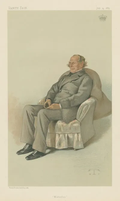 Vanity Fair Literary Waterloo General The Earl Of Albemarle July 4 1883