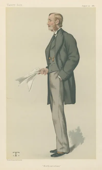 Vanity Fair Politicians Northumberland The Right Hon Earl Percy August 27 1881