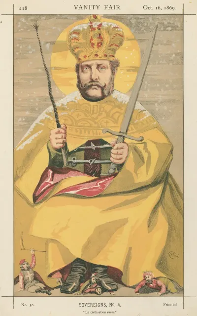 Vanity Fair Royalty La Civilisation Russe Alexander Ii Emperor Of Russia October 16 1869