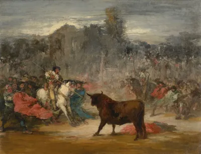 Varilargueros Acosando Al Toro 2