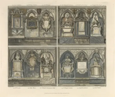 Various Memorials In Westminster