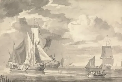 Various Shipping Off The Coast