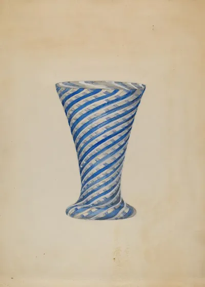 Vase Blue And White