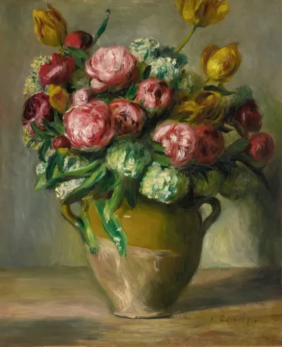 Vase De Pivoines