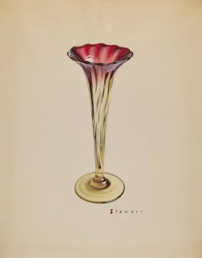 Vase Morning Glory