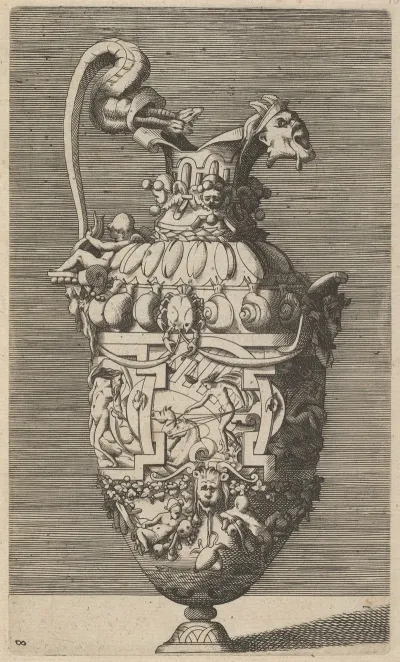 Vase With Helios Or Phaeton On The Chariot Of The Sun