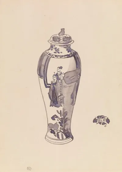 Vase With Slightly Bulging Body