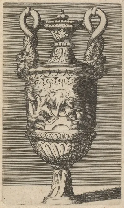 Vase With The Veneration Of A Bull