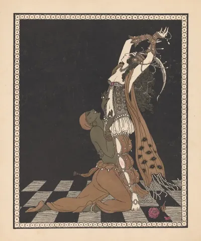 Vaslav Nijinsky And Ida Rubinstein In Scheherazade