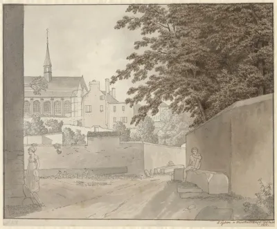 Ved Kirken Saint Martin I Montmorency Nord For Paris 10 Juli 1812