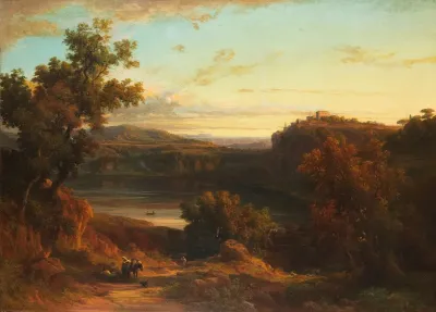 Veduta Del Lago Di Nemi