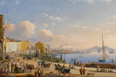 Veduta Di Napoli Da Santa Lucia
