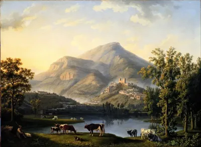 Veduta Ditri Landscape With A View Of Itri
