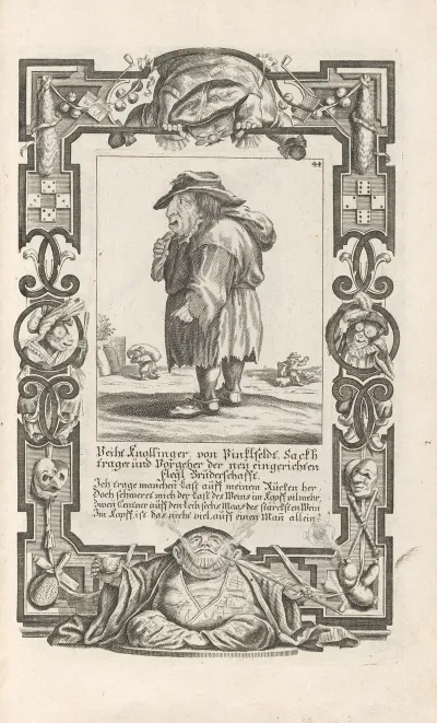 Veith Knollinger Von Pinkfeldt Sackhtrager Und Vorgeher Der Neu Eingerichten Flegl Bruderschafft Pl 44