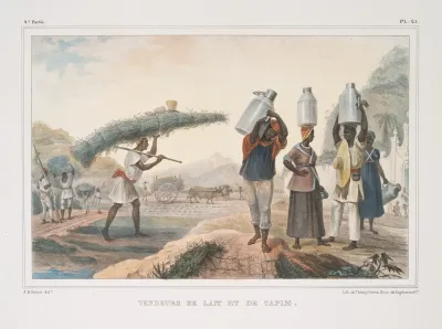 Vendeurs De Lait Et De Capim