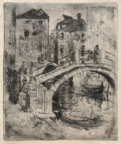 Venetian Canal And Bridges