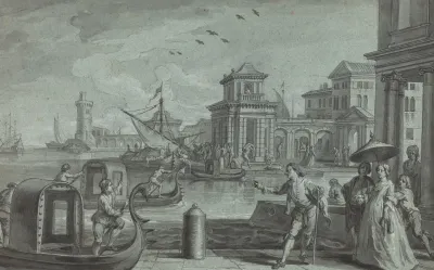 Venetian Fantasy With The Dogana
