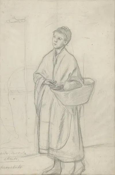 Venetian Girl With A Basket