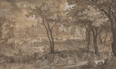 Venetian Party In A Chateau Garden