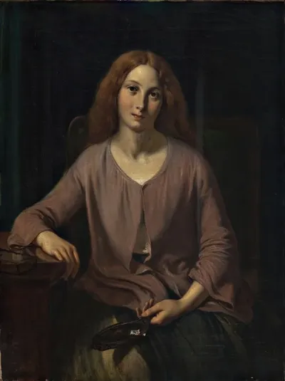Venetian Woman In The Restroom