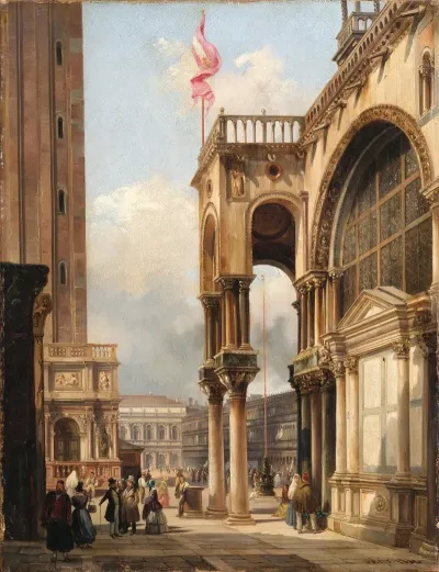 Venice A View Of St Marks Square 4