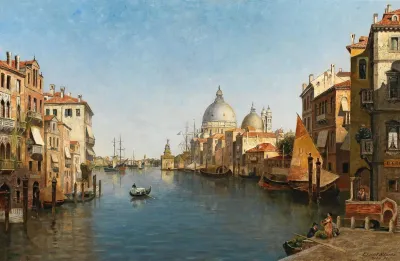 Venice A View Of The Grand Canal 2