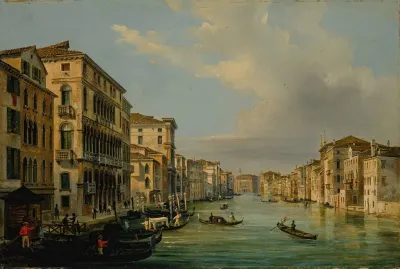 Venice A View Of The Grand Canal 4