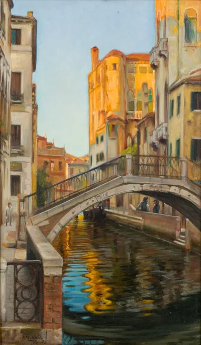 Venice Canal Palazzo Foscari