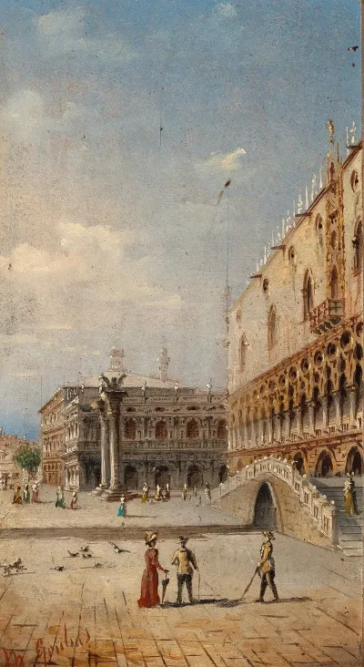 Venice Piazzetta With St Marks Columns