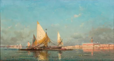 Venice Sailors In The Bacino