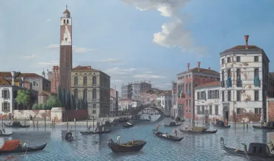 Venice The Entrance To The Grand Canal At S Geremia