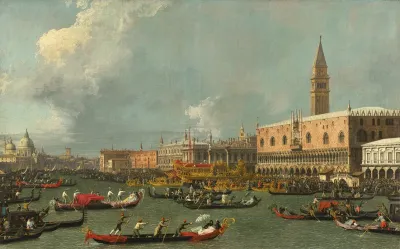 Venice The Return Of The Bucintoro On Ascension Day