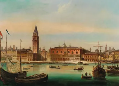 Venice View Of The Doges Palace And St Marks Square