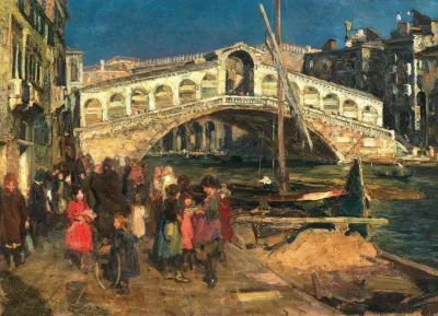Venice View Of The Rialto Bridge 2