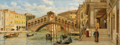 Venice View Of The Rialto Bridge 3