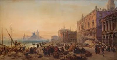 Venice View Towards Santa Maria Della Salute