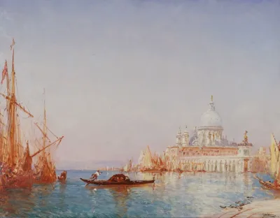 Venise La Salute Effet De Matin