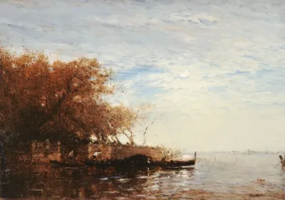Venise Le Jardin Francais Au Clair De Lune