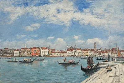 Venise Vue Prise De San Giorgio
