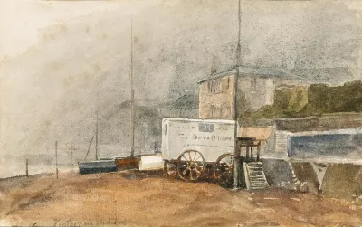 Ventnor On The Isle Of Wight In Fog