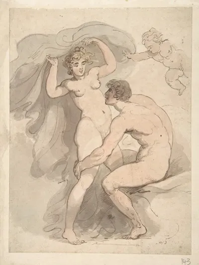 Venus Anchises And Cupid