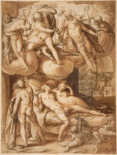 Venus And Mars Surprised By Vulcan