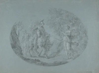 Venus Disguised As A Huntress Appears To Aeneas Aeneid I 305 Ff