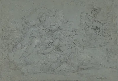 Venus Lamenting The Dead Adonis Or Diana And Endymion
