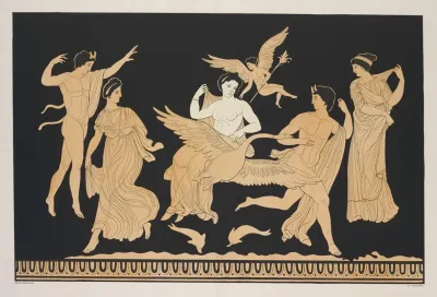 Venus Seated On A Swan And Accompanied By Eros