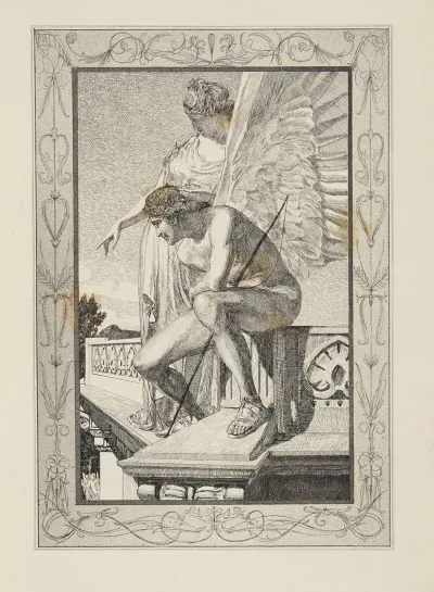 Venus Zeigt Amor Psyche Amor Und Psyche Opus V Blatt 4