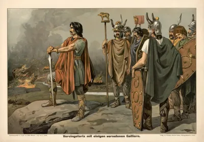 Vercingetorix With Some Distinguished Gauls