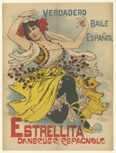 Verdadero Baile Espanol Estrellita Danseuse Espagnole