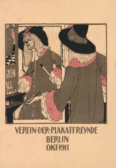 Verein Der Plakatfreunde Berlin Okt 1911